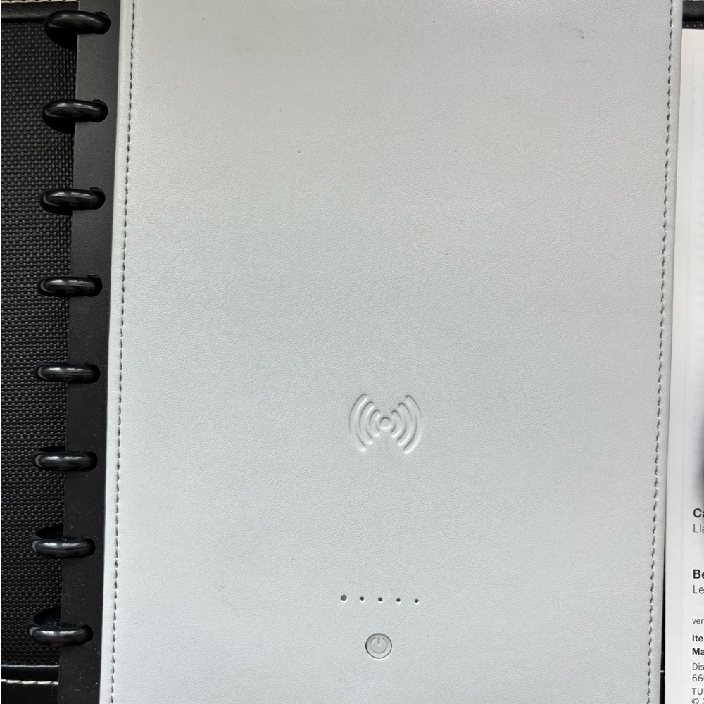 TUL grey Wireless Charging Notebook
